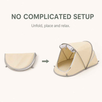 Paws in Awe Portable Foldable Pet Tent for Cats & Small Dogs - Cozy Private Resting Space for Home, Patio & Camping