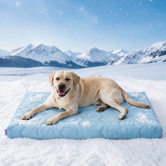 Komavic Cooling Orthopedic Dog Bed with Egg Crate Foam