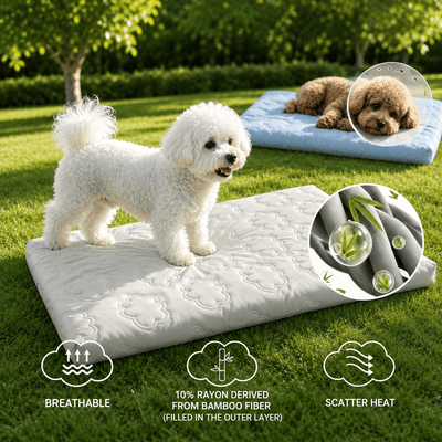 Komavic Cooling Orthopedic Dog Bed with Egg Crate Foam