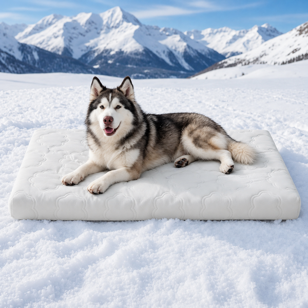 Komavic Cooling Orthopedic Dog Bed with Egg Crate Foam