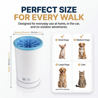 Komavic Automatic Dog Paw Cleaner Cup