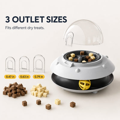 Komavic Cat Treat Dispenser Interactive Puzzle Toy