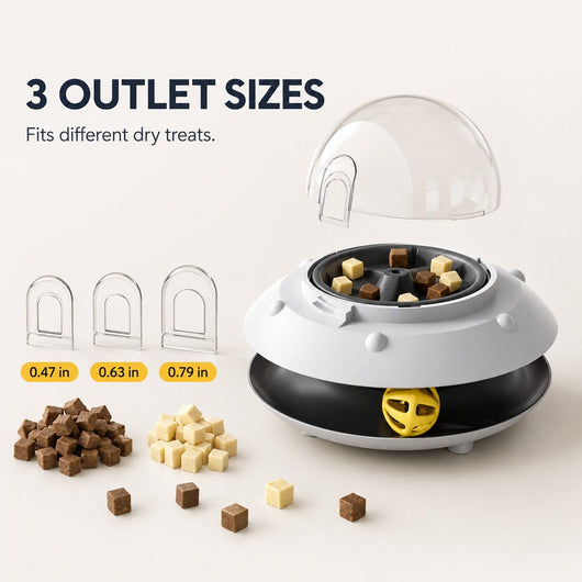 Komavic Cat Treat Dispenser Interactive Puzzle Toy