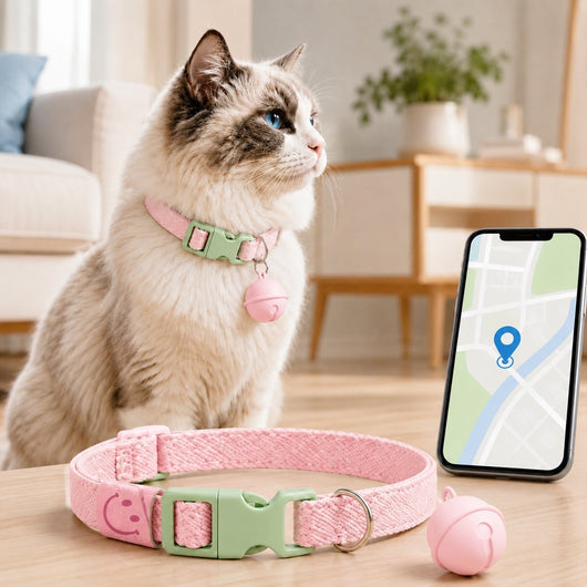 Komavic Bluetooth Pet Tracker Collar with Sound Alert