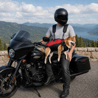 Komavic Hands-Free Dog Carrier Harness Backpack for Walks, Hiking & Travel