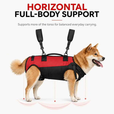 Paws in Awe Hands-Free Dog Carrier Harness Backpack for Walks, Hiking & Travel — Carry Tired Small & Medium Dogs Comfortably