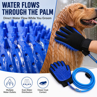 Komavic Pet Bathing Glove Easy Wash & Groom