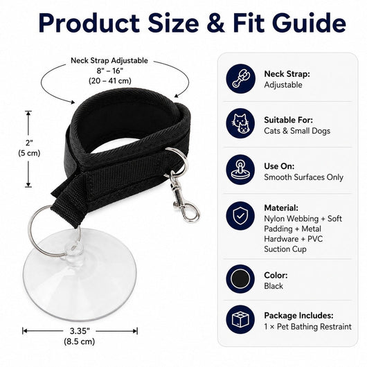 Komavic Pet Bathing Restraint Hands-Free Grooming