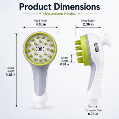 3-in-1 Pet Bathing Sprayer Brush for Dogs & Cats