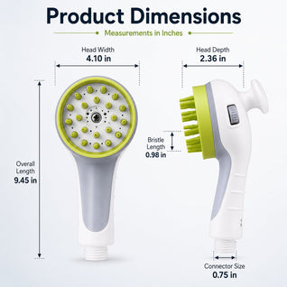 3-in-1 Pet Bathing Sprayer Brush for Dogs & Cats