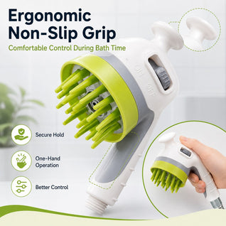 3-in-1 Pet Bathing Sprayer Brush for Dogs & Cats