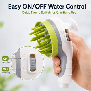 3-in-1 Pet Bathing Sprayer Brush for Dogs & Cats