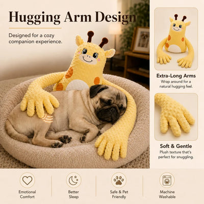 Komavic Heated Pet Comfort Plush Companion