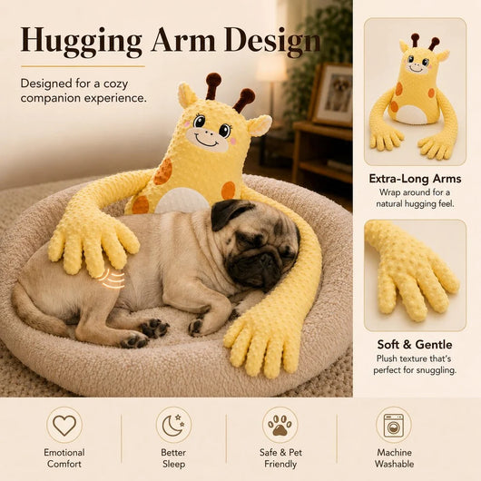 Komavic Heated Pet Comfort Plush Companion