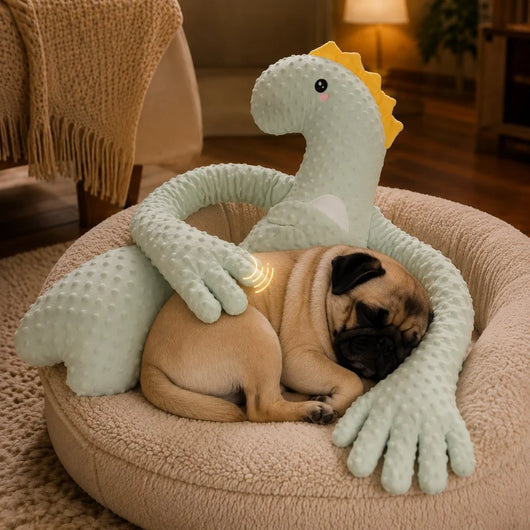 Komavic Heated Pet Comfort Plush Companion