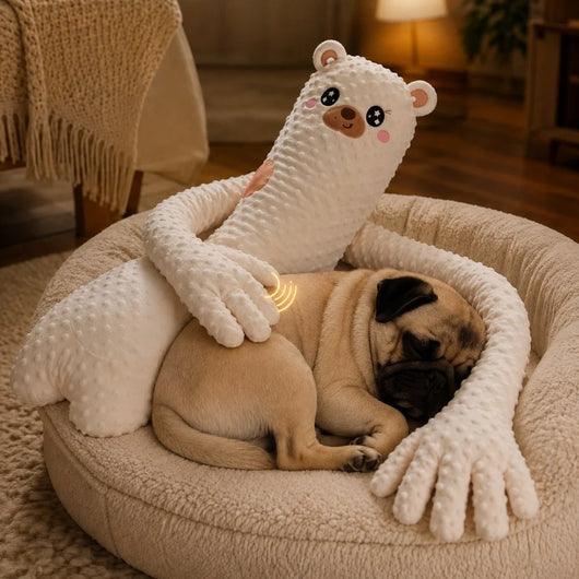 Komavic Heated Pet Comfort Plush Companion
