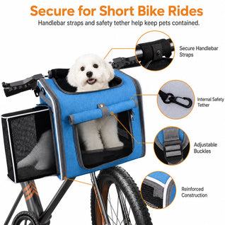 Komavic Expandable Bike Pet Carrier Backpack