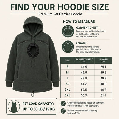 Komavic Hands-Free Pet Carrier Hoodie