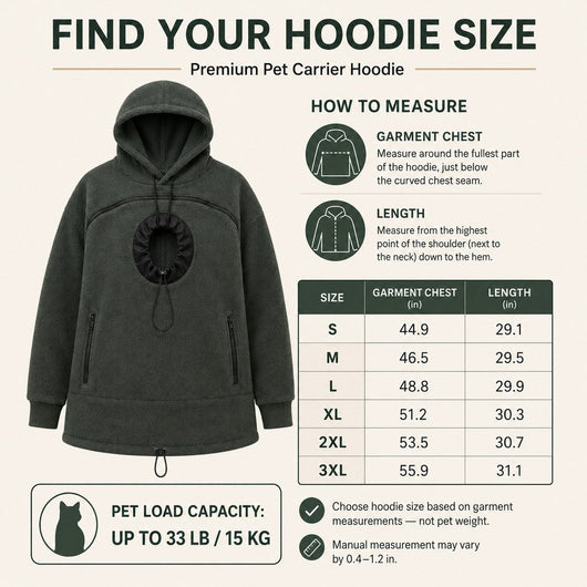 Komavic Hands-Free Pet Carrier Hoodie