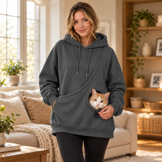 Komavic Kangaroo Pet Pouch Hoodie for Cats & Small Dogs