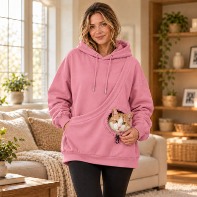 Komavic Kangaroo Pet Pouch Hoodie for Cats & Small Dogs