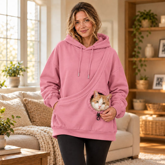 Komavic Kangaroo Pet Pouch Hoodie for Cats & Small Dogs