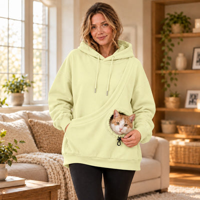 Komavic Kangaroo Pet Pouch Hoodie for Cats & Small Dogs