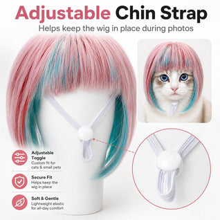 Pet Cosplay Wig for Cats & Small Pets