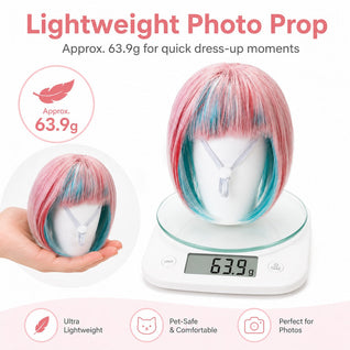 Pet Cosplay Wig for Cats & Small Pets