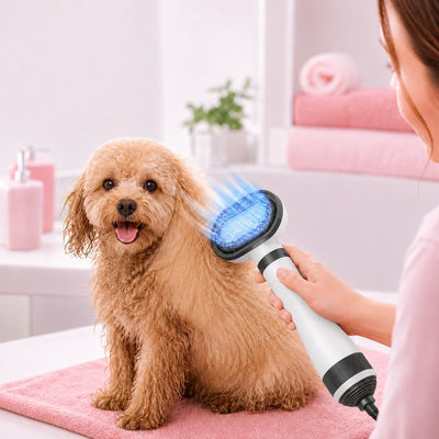 Komavic 4-in-1 Pet Dryer Brush for Dogs & Cats