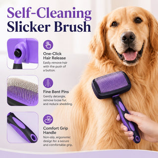 9-Piece Pet Grooming Kit for Dogs & Cats – At-Home Grooming Solution for Shedding, Nail Care & Detangling (Travel-Friendly Case)