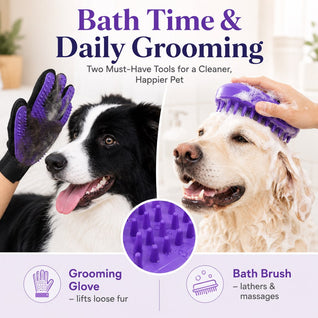 9-Piece Pet Grooming Kit for Dogs & Cats – At-Home Grooming Solution for Shedding, Nail Care & Detangling (Travel-Friendly Case)