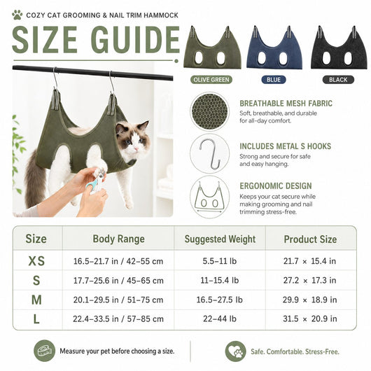 Pet Grooming Sling Bag with 4-Leg Access & Breathable Mesh