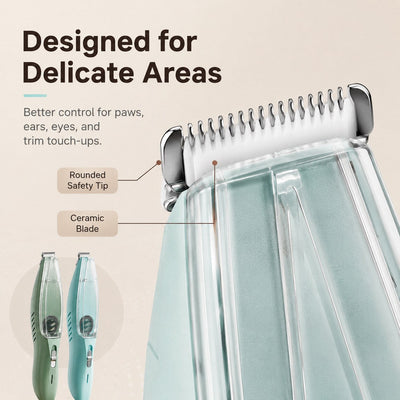 Komavic Pet Paw Trimmer Built-In Vacuum Groomer