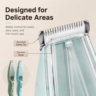 Komavic Pet Paw Trimmer Built-In Vacuum Groomer