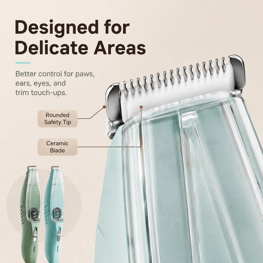 Komavic Pet Paw Trimmer Built-In Vacuum Groomer