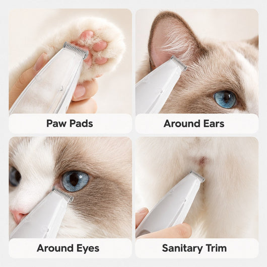 Komavic Pet Paw Trimmer Built-In Vacuum Groomer