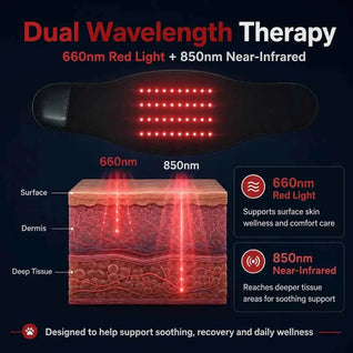 Komavic Pet Red Light Wellness Belt