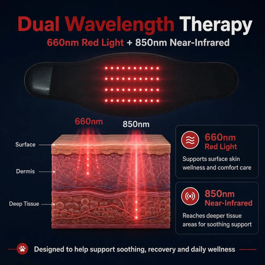 Komavic Pet Red Light Wellness Belt