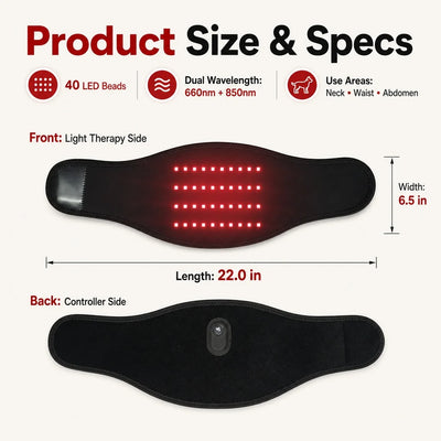 Komavic Pet Red Light Wellness Belt