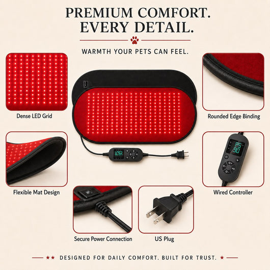 Komavic Pet Red & Near-Infrared Light Mat