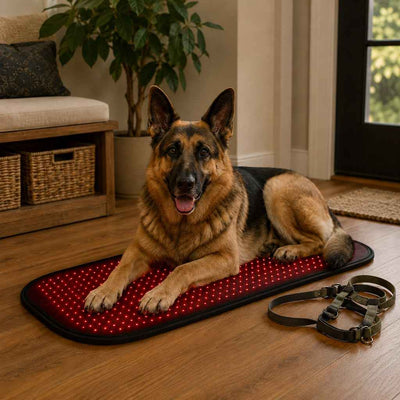 Paws in Awe Pet Red & Near-Infrared Light Wellness Mat - Hands-Free At-Home Comfort for Senior, Active & Resting Dogs