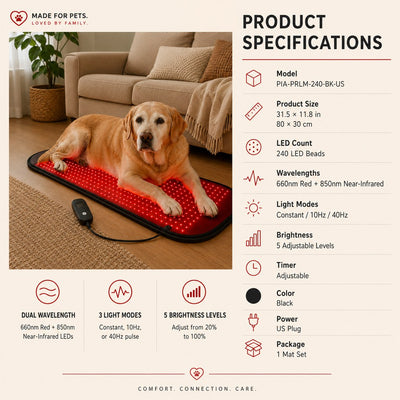 Komavic Pet Red & Near-Infrared Light Mat