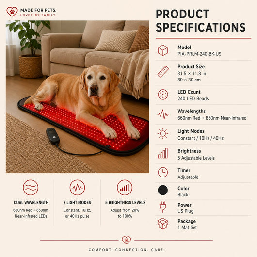 Komavic Pet Red & Near-Infrared Light Mat
