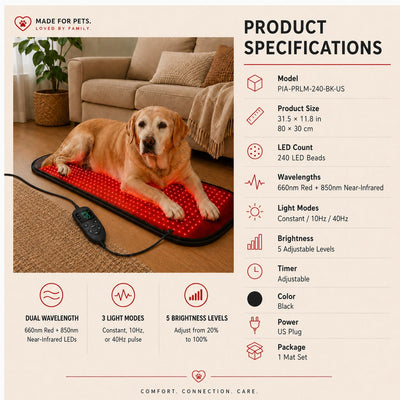 Komavic Pet Red & Near-Infrared Light Mat