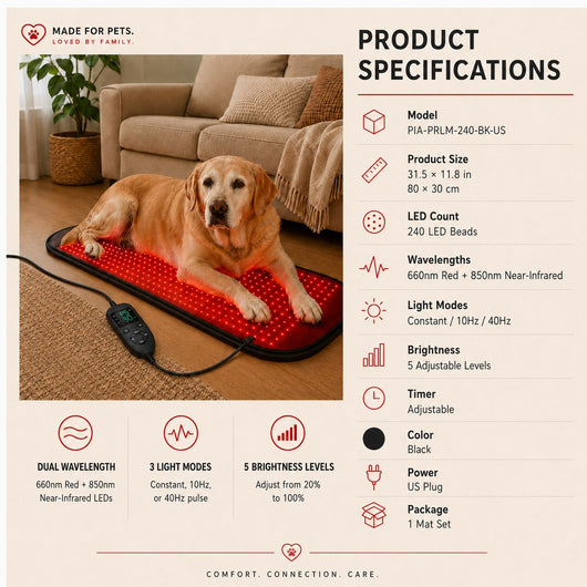 Komavic Pet Red & Near-Infrared Light Mat
