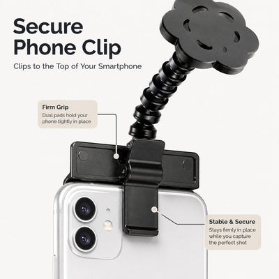 Komavic Pet Selfie Clip – Treat Holder for Better Photos
