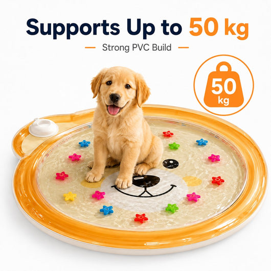 Komavic Pet Water Play Mat Cooling Summer Splash Toy