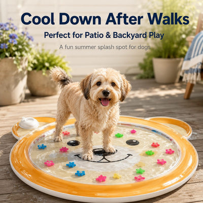 Komavic Pet Water Play Mat Cooling Summer Splash Toy