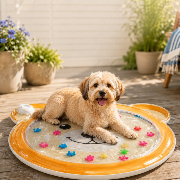 Komavic Pet Water Play Mat Cooling Summer Splash Toy